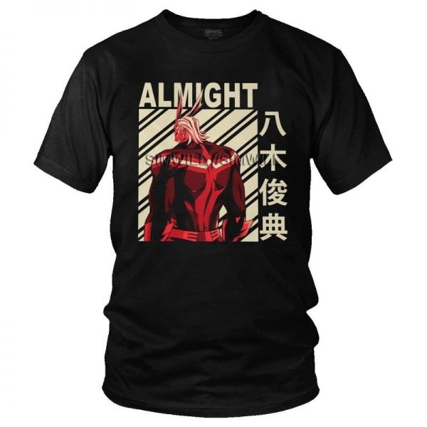 All Might Toshinori Yagi T Shirts Men Novelty T Shirt Short Sleeve Boku no Hero Academia - BNHA Store