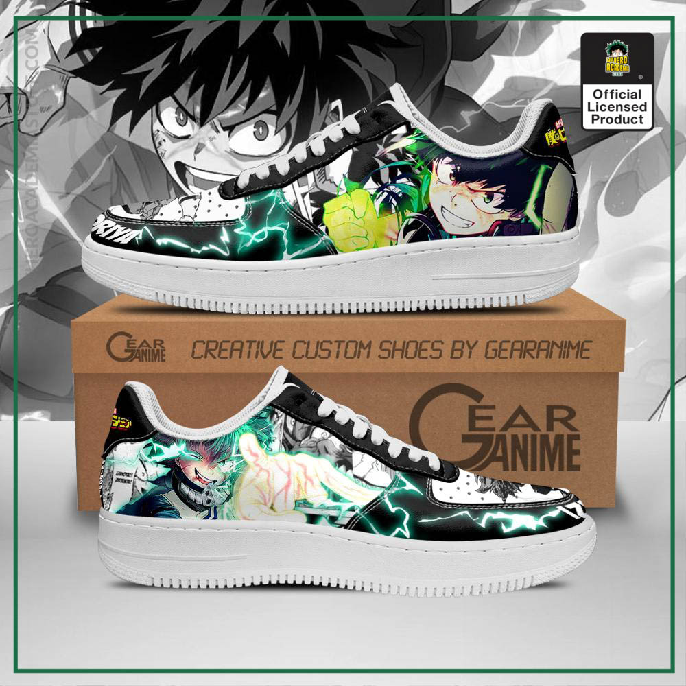 My Hero Academia - Nike lançou Air Force que poderiam ser de Midoriya -  4gnews