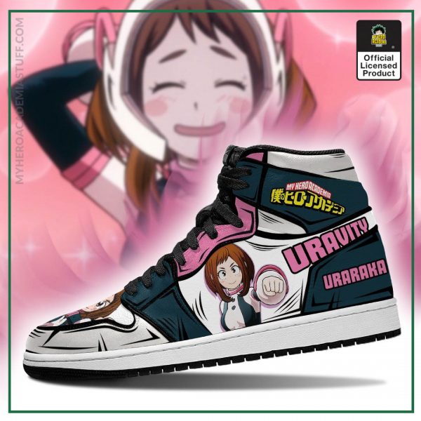 ochaco uraraka jordan sneakers uravity my hero academia anime shoes mn05 gearanime 3 - BNHA Store
