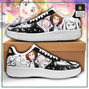 ochako uraraka air force sneakers custom my hero academia anime shoes fan gift pt05 gearanime - BNHA Store