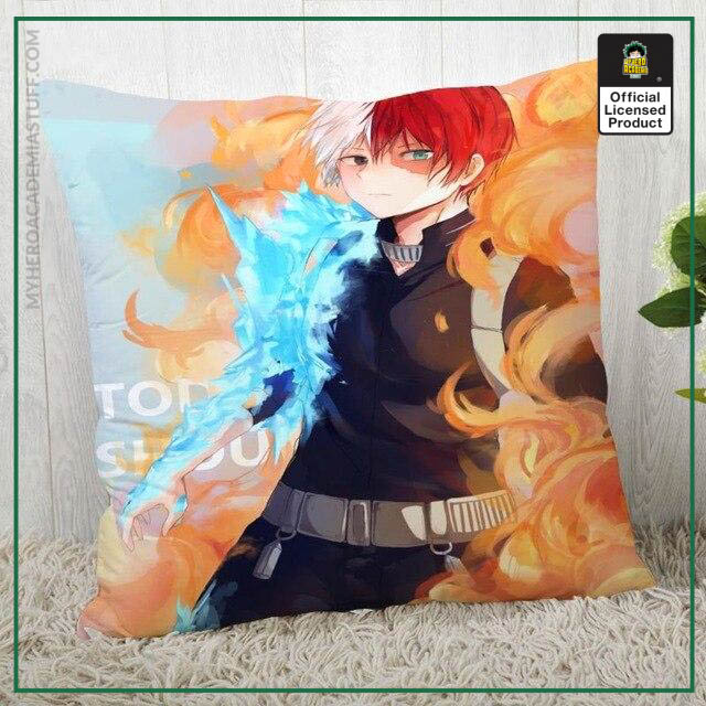 BNHA Shop Pillow Merch - Shoto Ice and Fire | BNHA Store