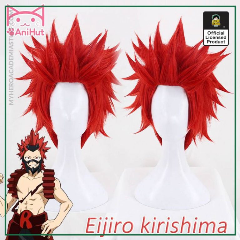 My Hero Academia Merch Wig Merch - Eijiro Kirishima Hair | BNHA Store