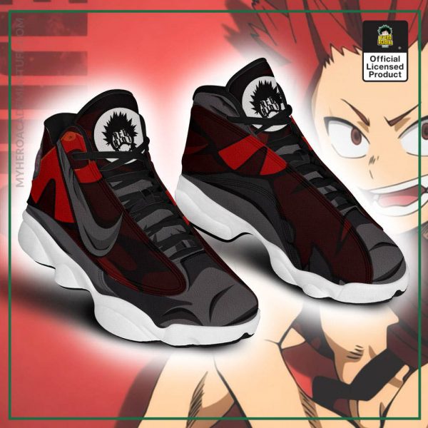 red riot jordan 13 shoes my hero academia anime sneakers gearanime 3 - BNHA Store