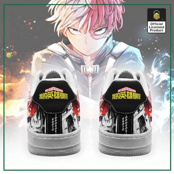 shoto todoroki air force sneakers custom my hero academia anime shoes fan gift pt05 gearanime 3 - BNHA Store