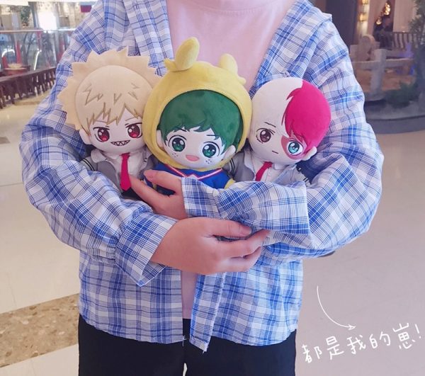 Anime Boku no My Hero Academia Midoriya Izuku Bakugou Katsuki Todoroki Cosplay Cute DIY Change Dolls 3 - BNHA Store