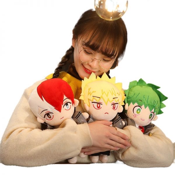 Anime My Hero Academia Cosplay Doll Midoriya Izuku Bakugou Katsuki Todoroki Cosplay DIY Dolls Plush Toy 1 - BNHA Store