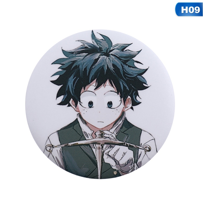 2021 My Hero Academia New Arrival Japan Anime Brooches Badge Bag Pendant School Cosplay Props Backpack Clothes Dropshipping