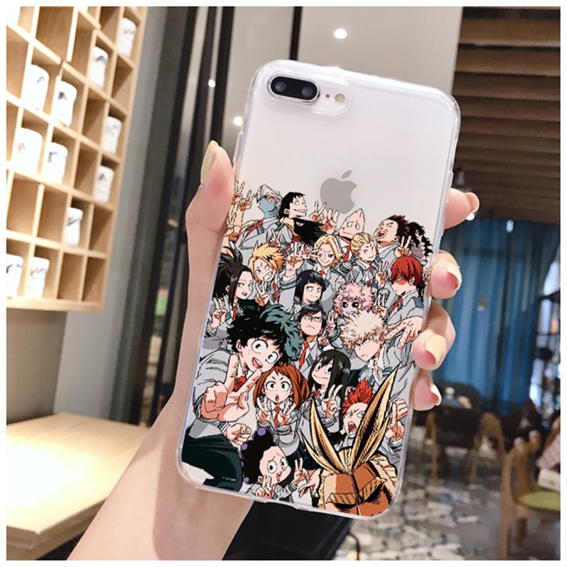 Anime My Hero Academia deku bakugou Boku no Hero Academia Phone Case For iphone 11 Pro 8 7 6 6S Plus 12 X XS MAX XR Fundas Coque