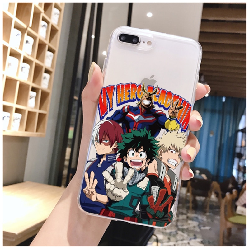 Anime My Hero Academia deku bakugou Boku no Hero Academia Phone Case For iphone 11 Pro 8 7 6 6S Plus 12 X XS MAX XR Fundas Coque