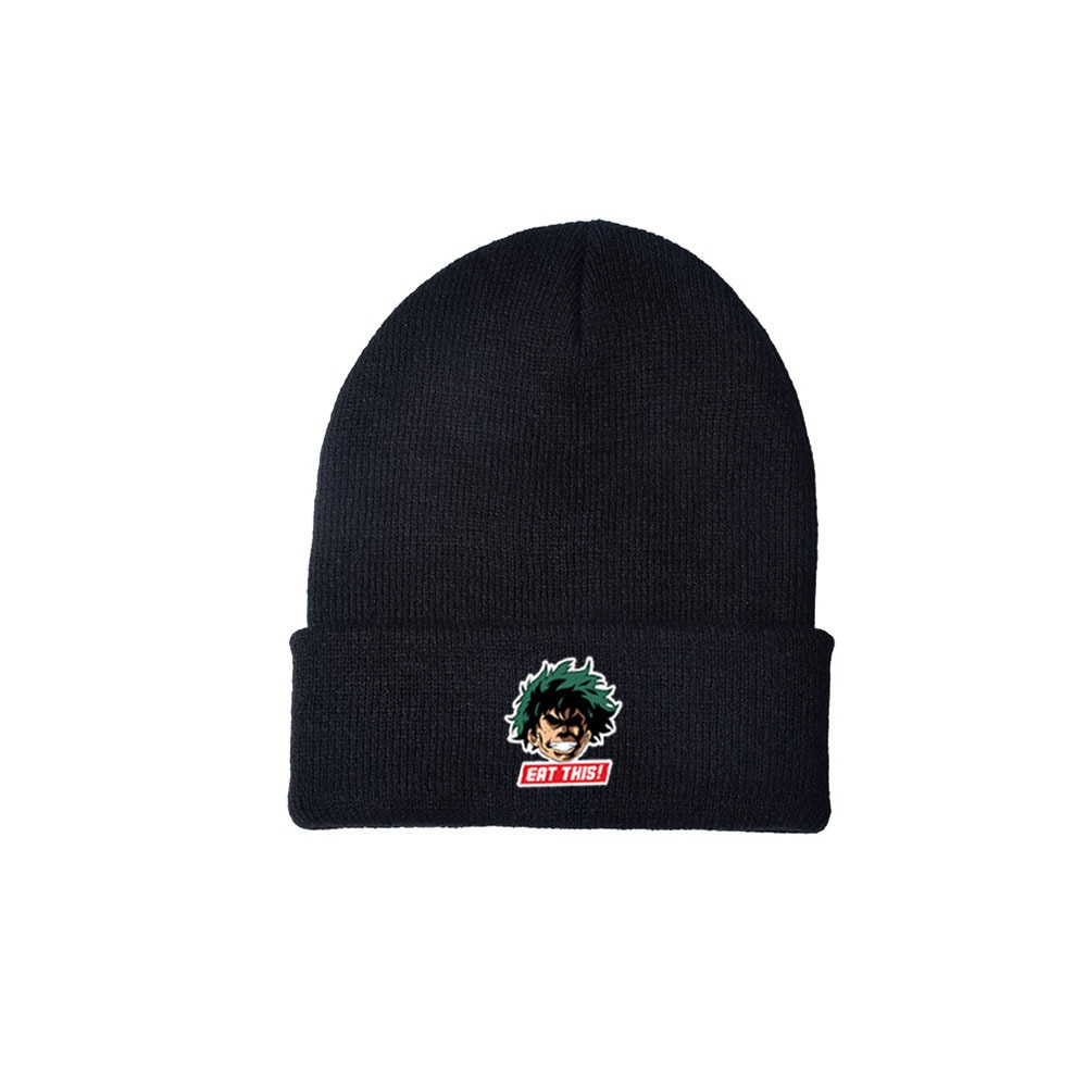 Anime My Hero Academia Peripheral Bakugou Katsuki Knitted Hats Cold proof Woolen Trend Hip Hop Cap 4 - BNHA Store